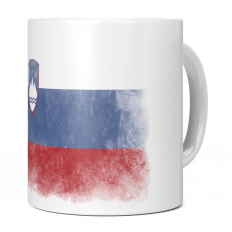 SLOVENIA FADED FLAG 11OZ NOVELTY MUG