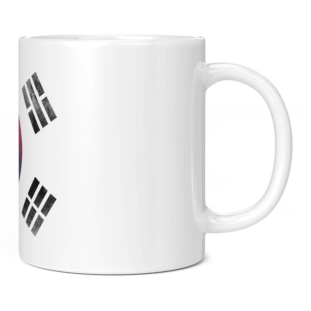 SOUTH KOREA FADED FLAG 11oz NOVELTY MUG Mugs