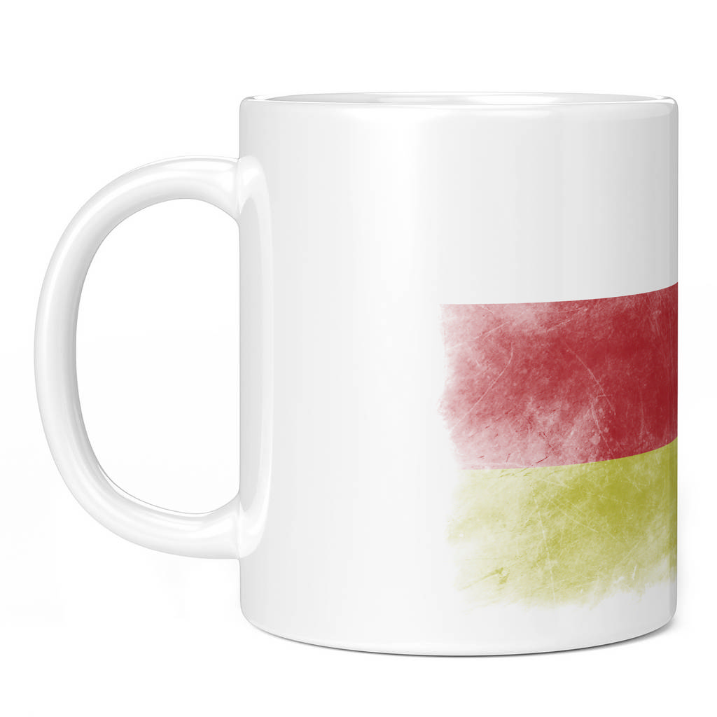 SOUTH OSSETIA FADED FLAG 11oz NOVELTY MUG Mugs