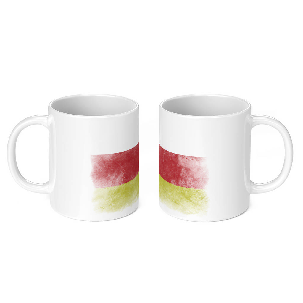 SOUTH OSSETIA FADED FLAG 11oz NOVELTY MUG Mugs