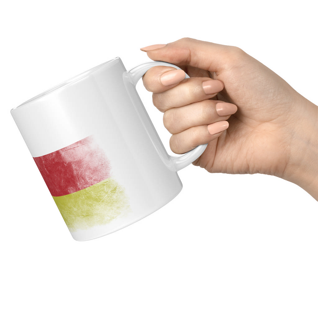 SOUTH OSSETIA FADED FLAG 11oz NOVELTY MUG Mugs