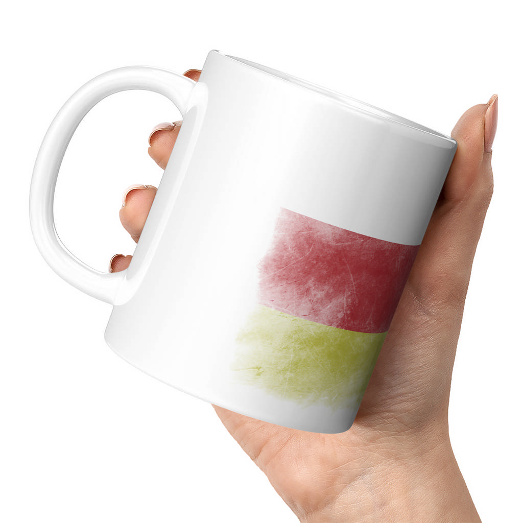 SOUTH OSSETIA FADED FLAG 11oz NOVELTY MUG Mugs