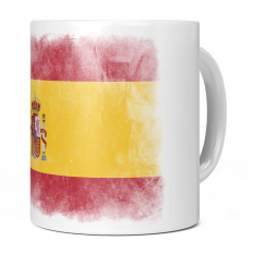 SPAIN FADED FLAG 11OZ NOVELTY MUG