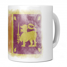 SRI LANKA FADED FLAG 11OZ NOVELTY MUG