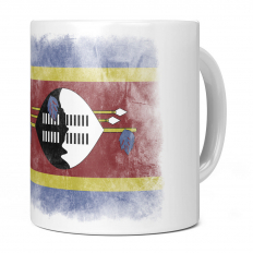 SWAZILAND FADED FLAG 11OZ NOVELTY MUG