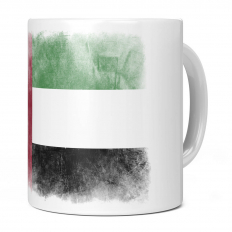 UNITED ARAB EMIRATES FADED FLAG 11OZ NOVELTY MUG
