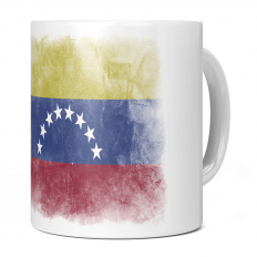 VENEZUELA FADED FLAG 11OZ NOVELTY MUG