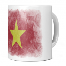 VIETNAM FADED FLAG 11OZ NOVELTY MUG
