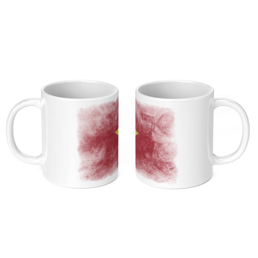 VIETNAM FADED FLAG 11oz NOVELTY MUG Mugs