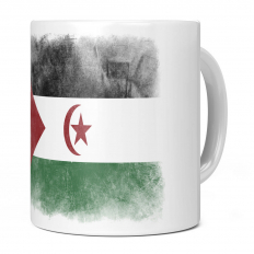 WESTERN SAHARA FADED FLAG 11OZ NOVELTY MUG