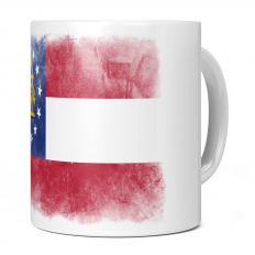 GEORGIA STATE FADED FLAG 11OZ NOVELTY MUG