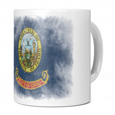 IDAHO STATE FADED FLAG 11OZ NOVELTY MUG