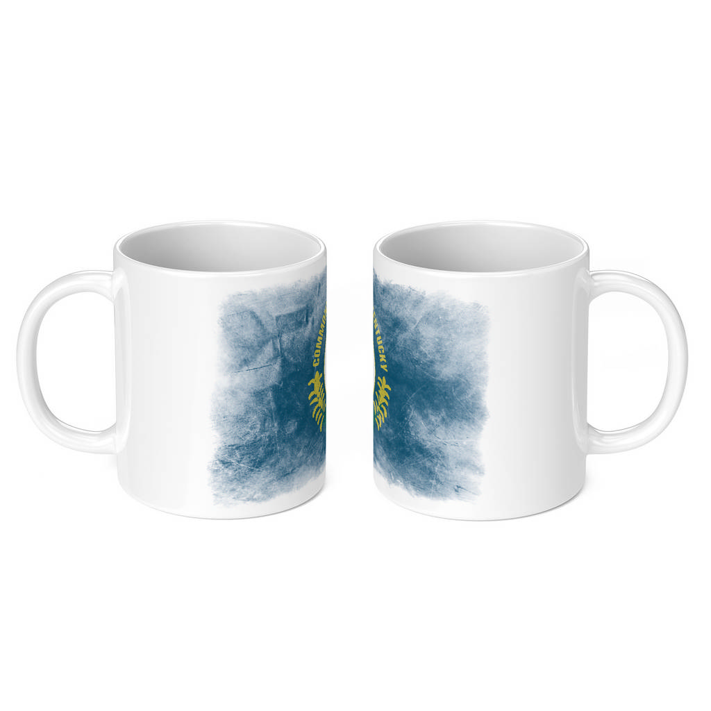 KENTUCKY STATE FADED FLAG 11oz NOVELTY MUG Mugs