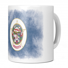 MINNESOTA STATE FADED FLAG 11OZ NOVELTY MUG