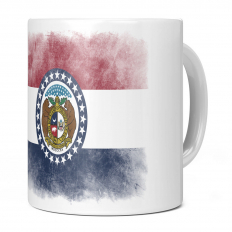 MISSOURI STATE FADED FLAG 11OZ NOVELTY MUG