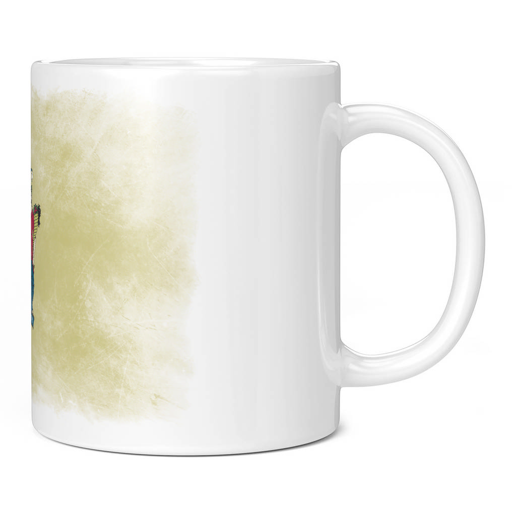 NEW JERSEY STATE FADED FLAG 11oz NOVELTY MUG Mugs