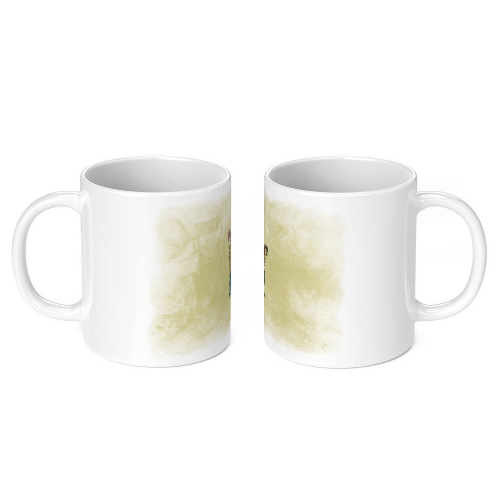 NEW JERSEY STATE FADED FLAG 11oz NOVELTY MUG Mugs