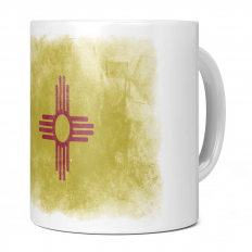 NEW MEXICO STATE FADED FLAG 11OZ NOVELTY MUG