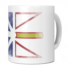 NEWFOUNDLAND AND LABRADOR FADED FLAG 11OZ NOVELTY MUG