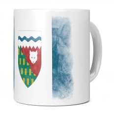 NORTHWEST TERRITORIES FADED FLAG 11OZ NOVELTY MUG