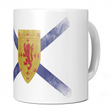 NOVA SCOTIA FADED FLAG 11OZ NOVELTY MUG