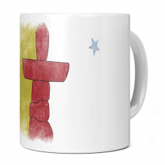 NUNAVUT FADED FLAG 11OZ NOVELTY MUG