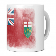 ONTARIO FADED FLAG 11OZ NOVELTY MUG