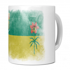 SASKATCHEWAN FADED FLAG 11OZ NOVELTY MUG