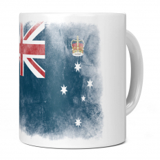 VICTORIA FADED FLAG 11OZ NOVELTY MUG
