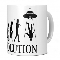UFO INVASION EVOLUTION 11OZ NOVELTY MUG