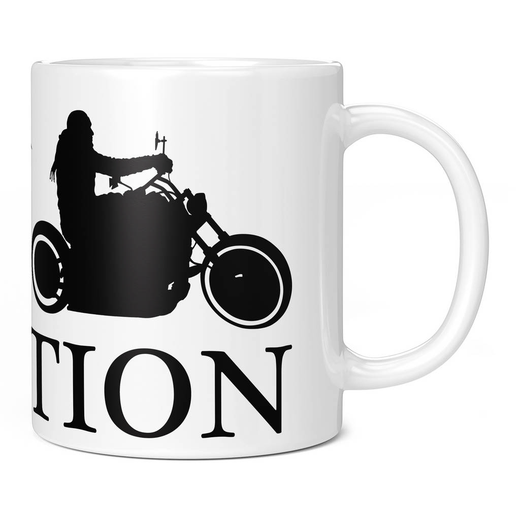 MOTORBIKE RIDER EVOLUTION 11oz NOVELTY MUG Mugs