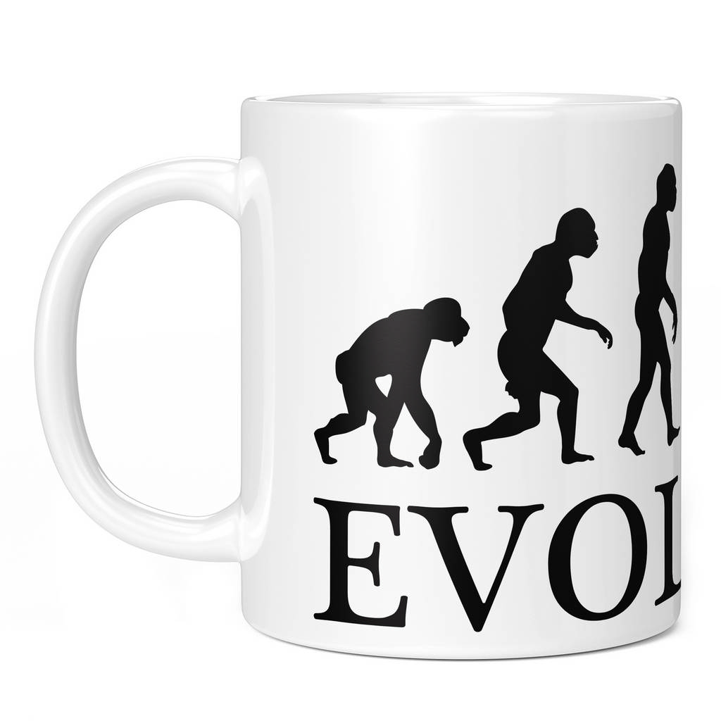 MOTORBIKE RIDER EVOLUTION 11oz NOVELTY MUG Mugs
