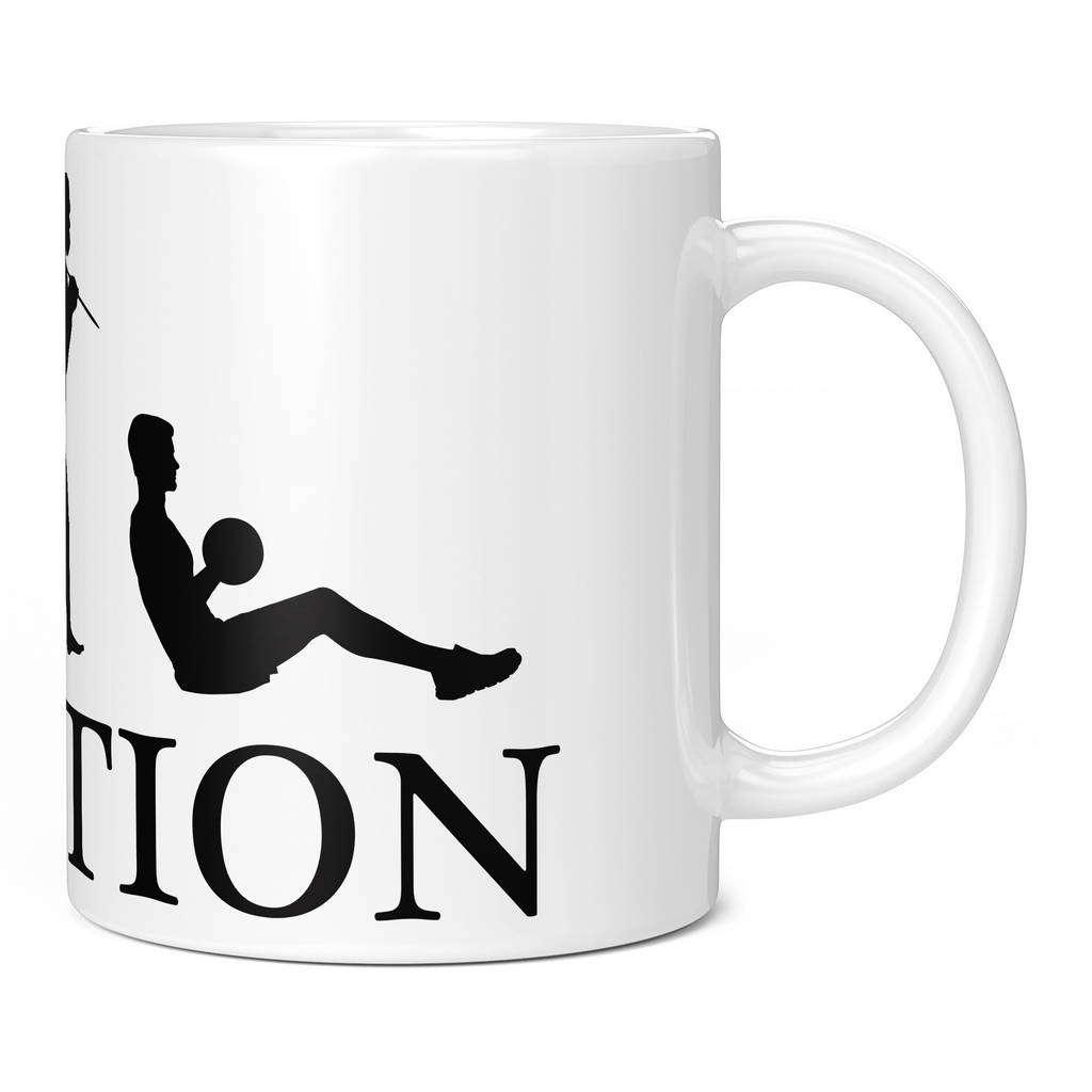 SIT UP (MALE) EVOLUTION 11oz NOVELTY MUG Mugs
