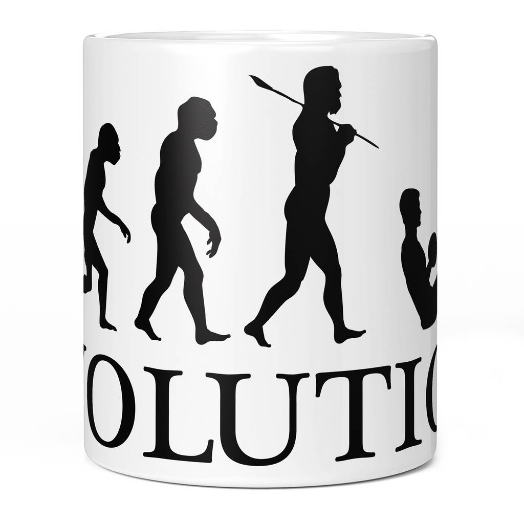 SIT UP (MALE) EVOLUTION 11oz NOVELTY MUG Mugs
