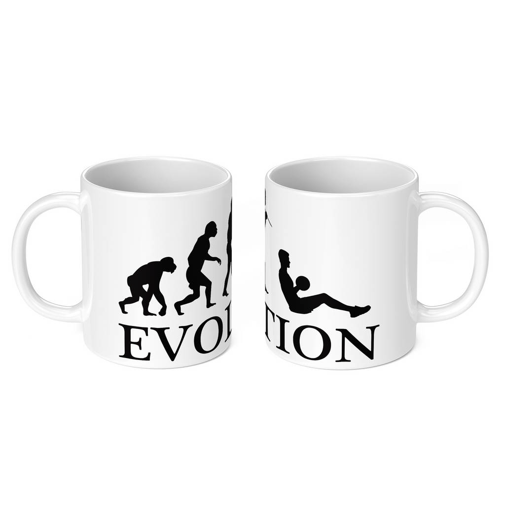 SIT UP (MALE) EVOLUTION 11oz NOVELTY MUG Mugs