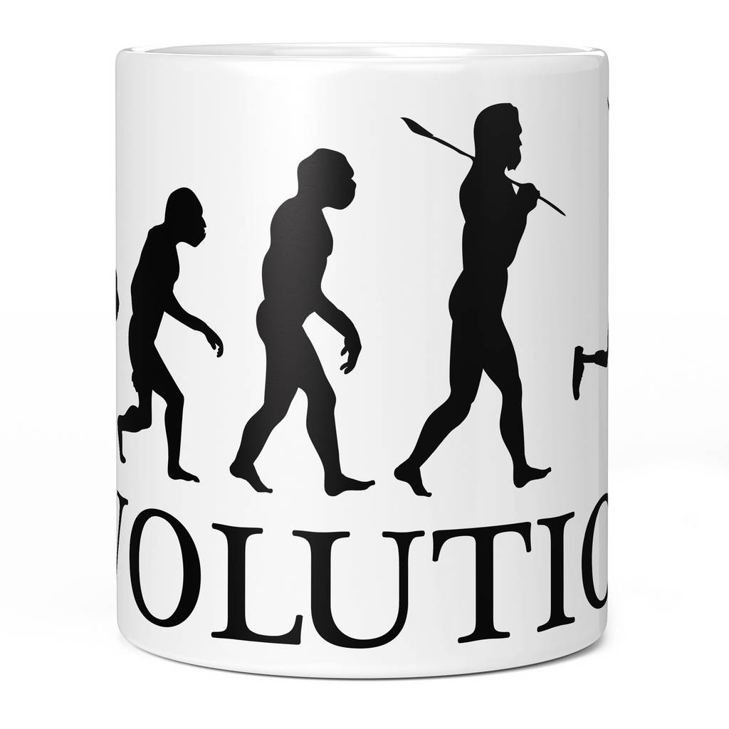 DISABILITY SPORT RUNNER (FEMALE) EVOLUTION 11oz NOVELTY MUG Mugs