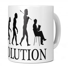 READING FEMALE EVOLUTION 11OZ NOVELTY MUG