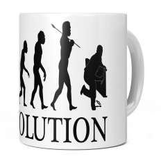 PLUMBER EVOLUTION 11OZ NOVELTY MUG
