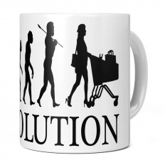 SHOPPER EVOLUTION 11OZ NOVELTY MUG