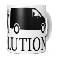 VAN DRIVER EVOLUTION 11OZ NOVELTY MUG