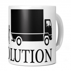LORRY DRIVER EVOLUTION 11OZ NOVELTY MUG