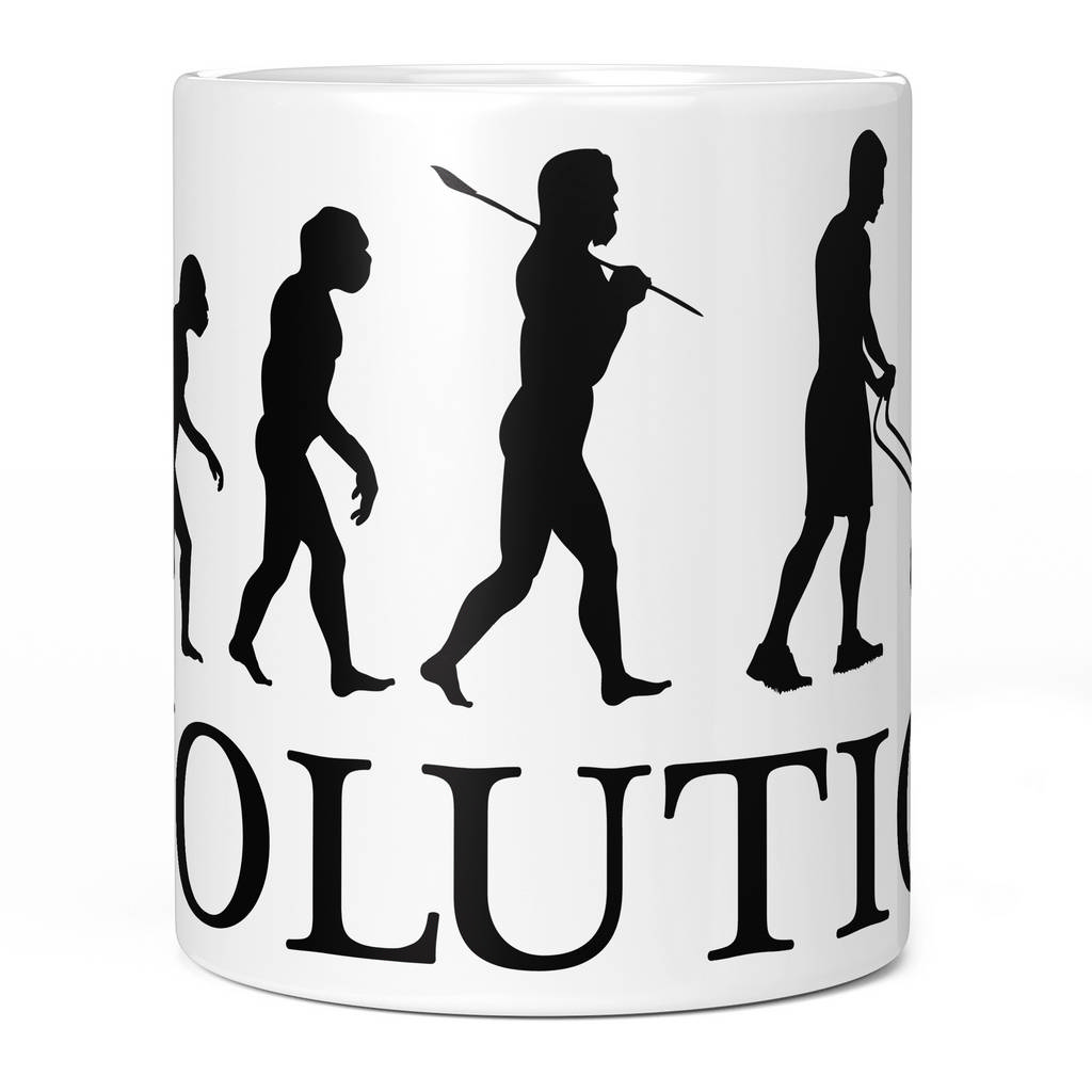 LAWN MOWER EVOLUTION 11oz NOVELTY MUG Mugs