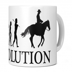 WILD WEST EVOLUTION 11OZ NOVELTY MUG