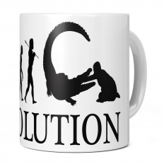 REPTILE CARER EVOLUTION 11OZ NOVELTY MUG