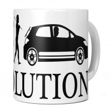 SPORTY HATCHBACK EVOLUTION 11OZ NOVELTY MUG