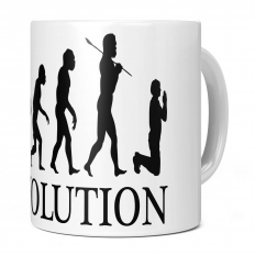 PRAYING EVOLUTION 11OZ NOVELTY MUG