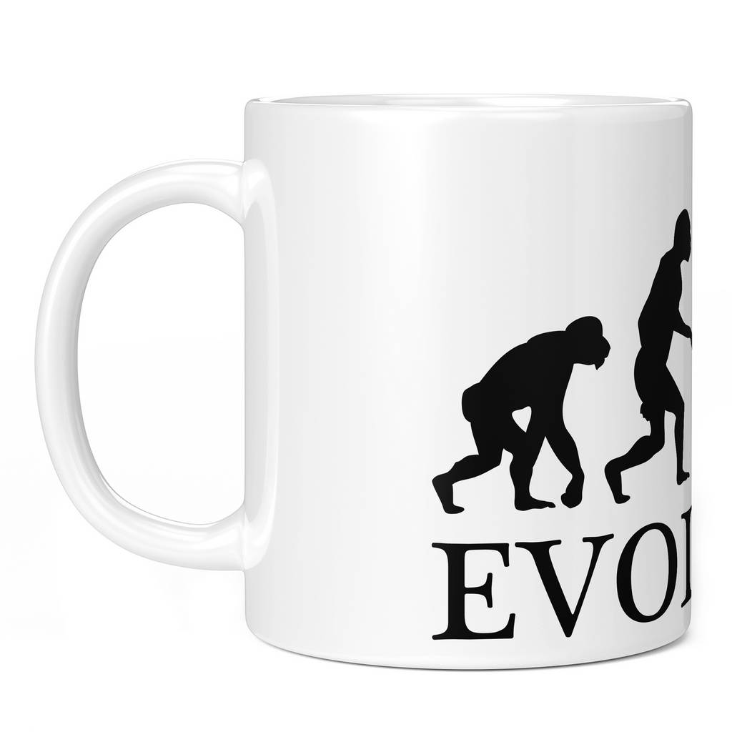 PRAYING EVOLUTION 11oz NOVELTY MUG Mugs