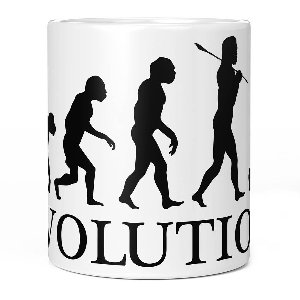 PRAYING EVOLUTION 11oz NOVELTY MUG Mugs