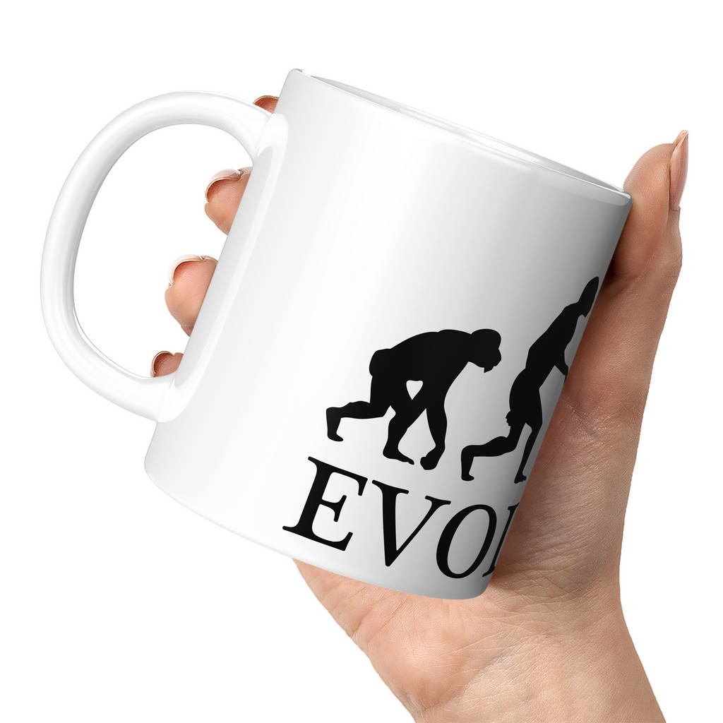 PRAYING EVOLUTION 11oz NOVELTY MUG Mugs