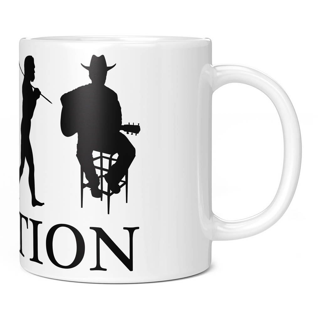 COUNTRY SINGER EVOLUTION 11oz NOVELTY MUG Mugs